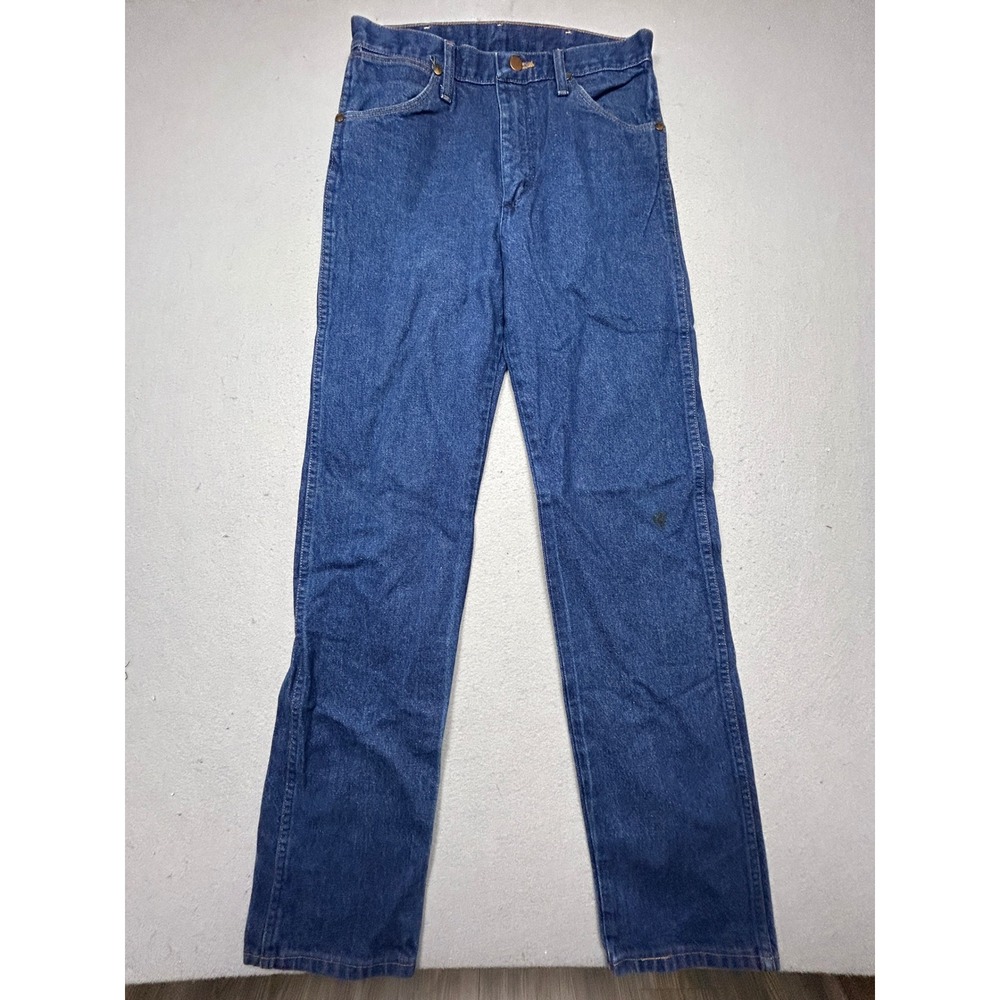 Wrangler 13MWZ Jeans 100% Cotton Blue 30 x 34 Mens